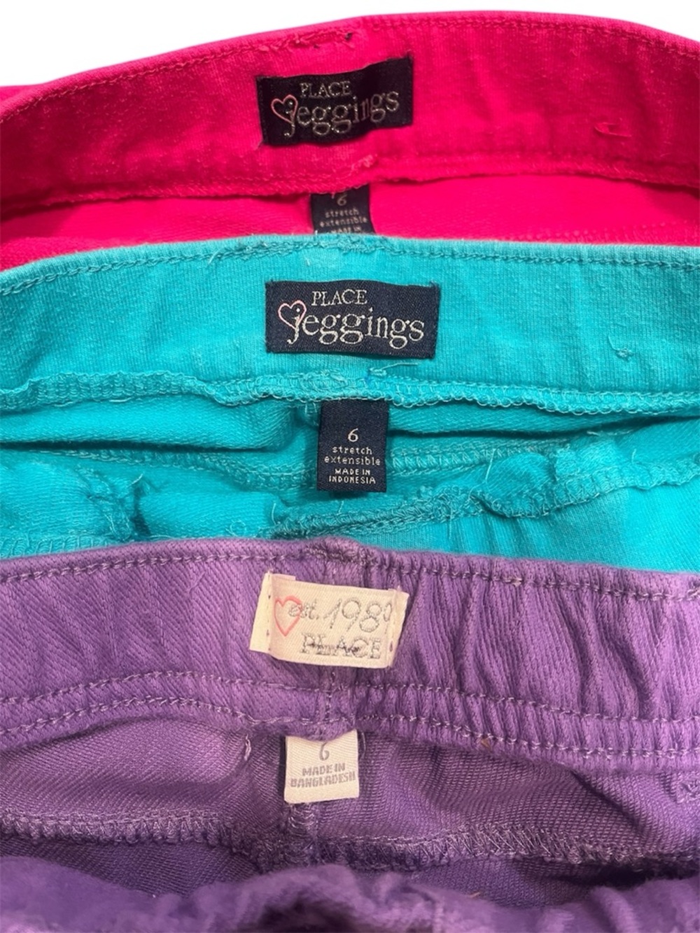 Girls Size 6 Back to School Jeggings Bundle | 3 Pack - Picture 5 of 5